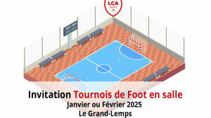 Tournois de foot en salle 2025 - Invitation