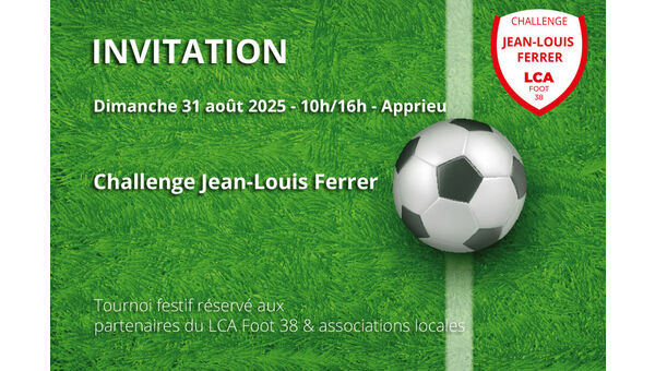 Invitation - Challenge Jean-Louis Ferrer '25